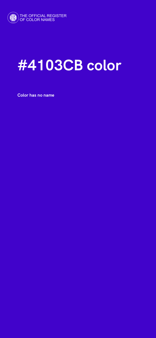 #4103CB color image
