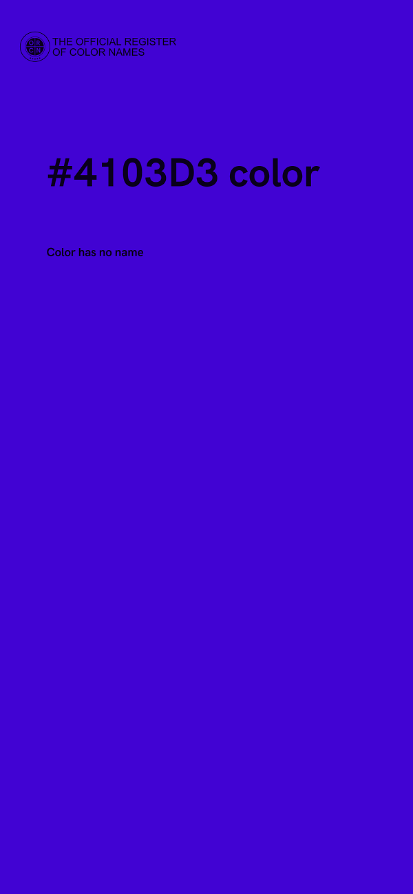 #4103D3 color image