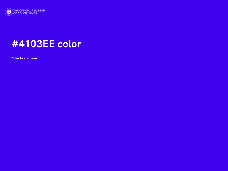 #4103EE color image