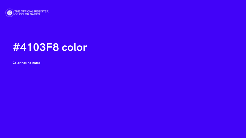 #4103F8 color image