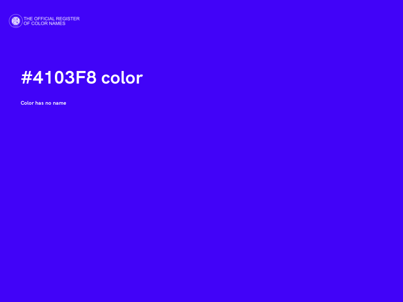 #4103F8 color image