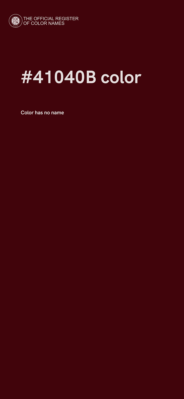 #41040B color image