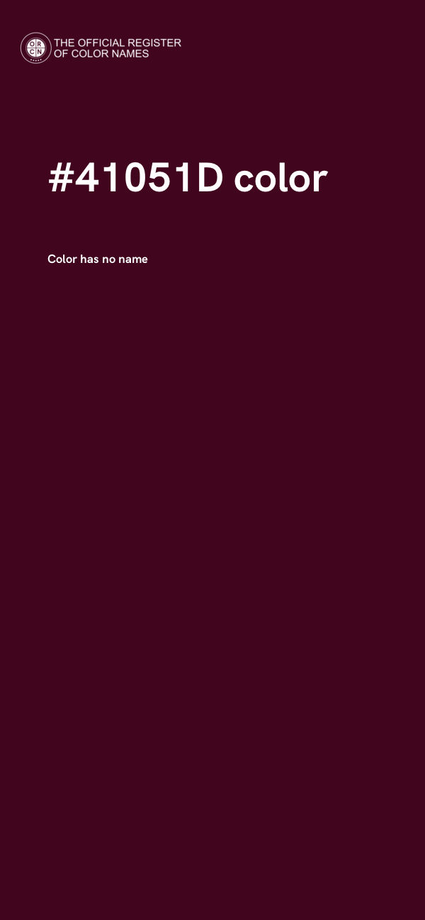 #41051D color image