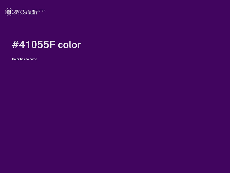 #41055F color image