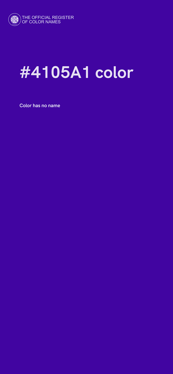 #4105A1 color image
