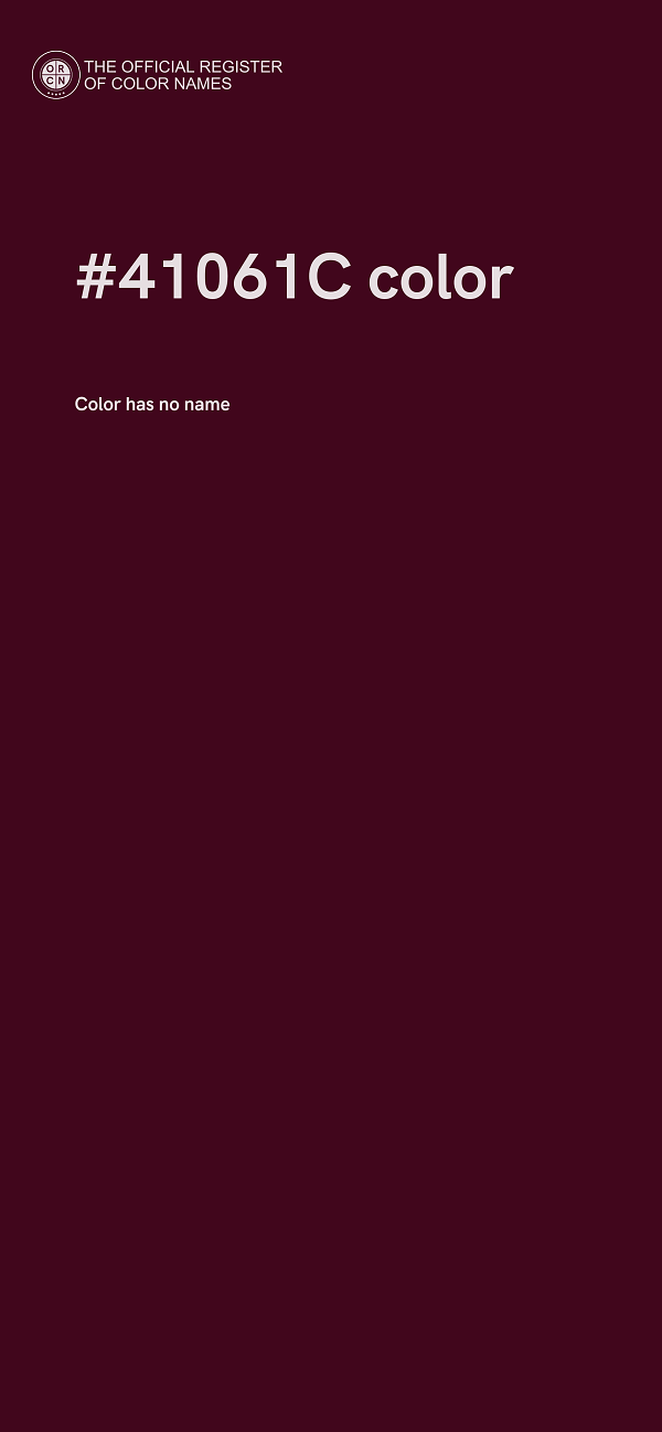 #41061C color image