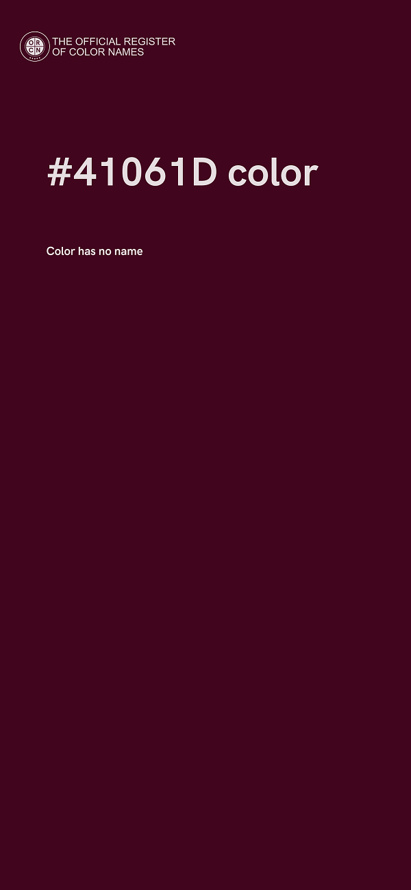 #41061D color image