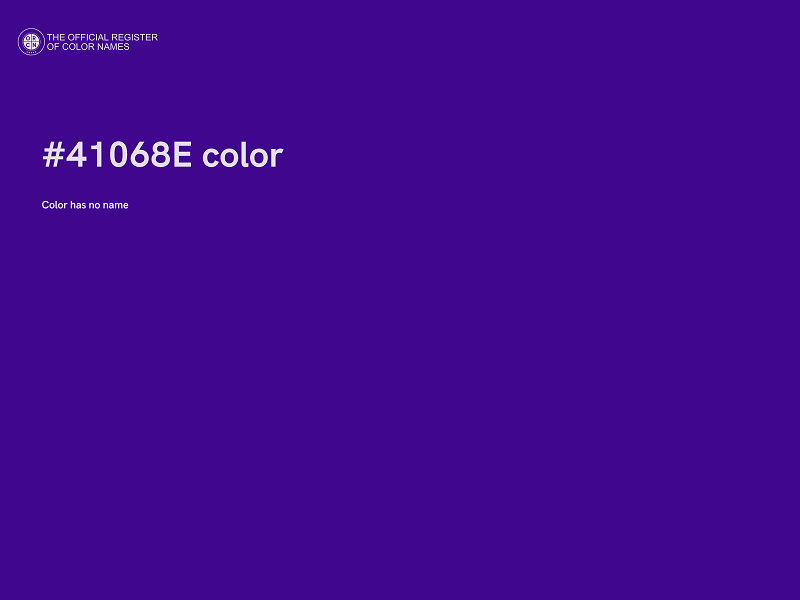 #41068E color image