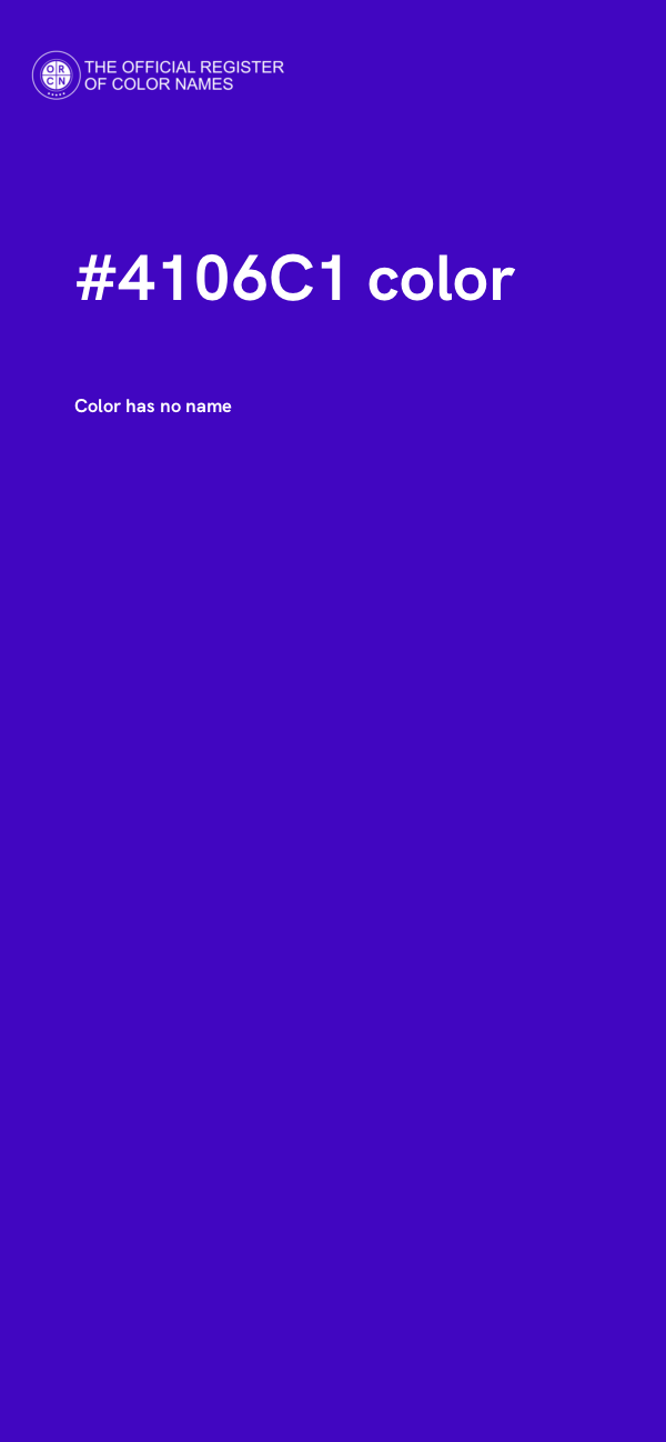 #4106C1 color image