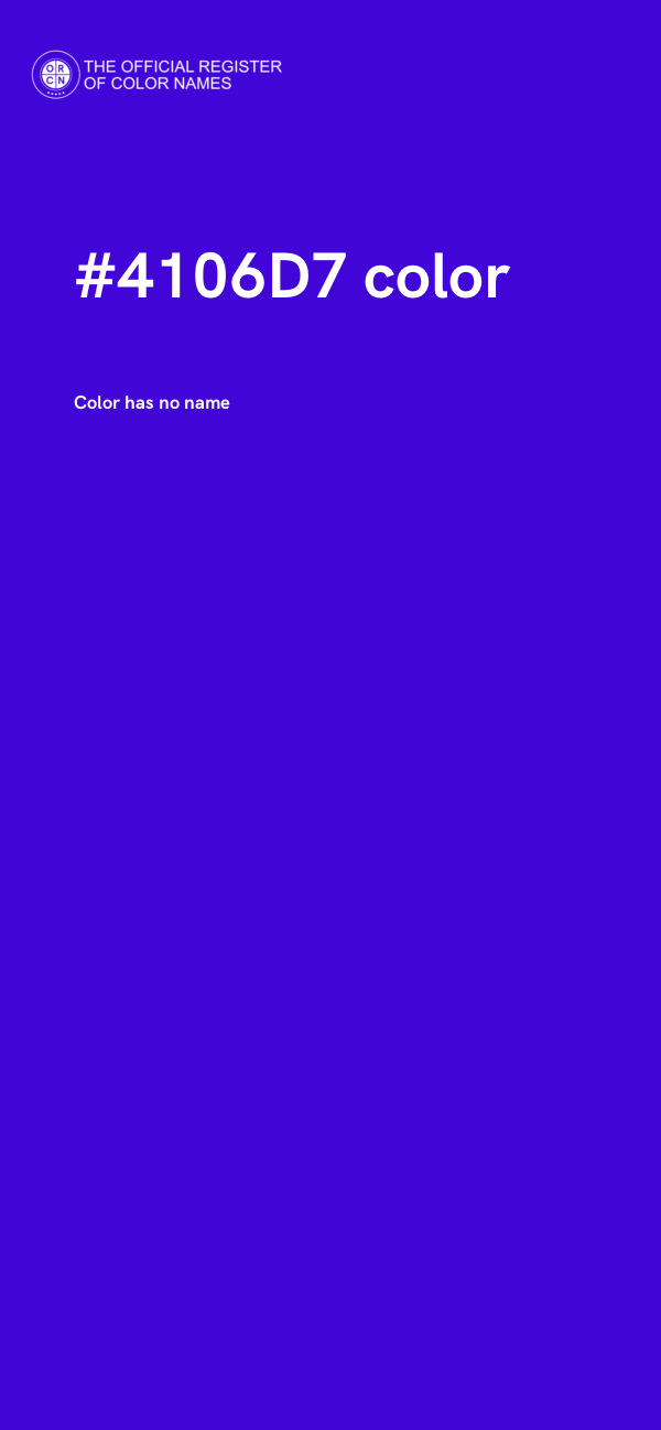 #4106D7 color image