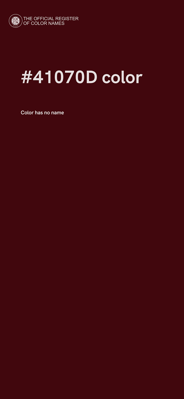 #41070D color image