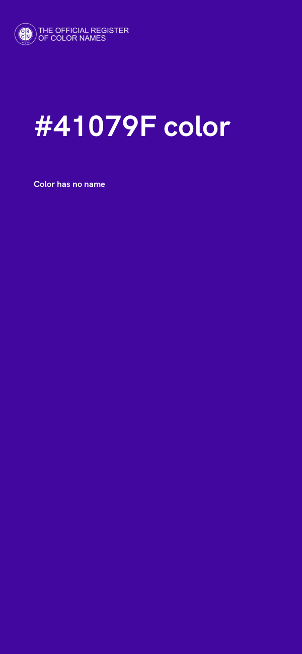 #41079F color image