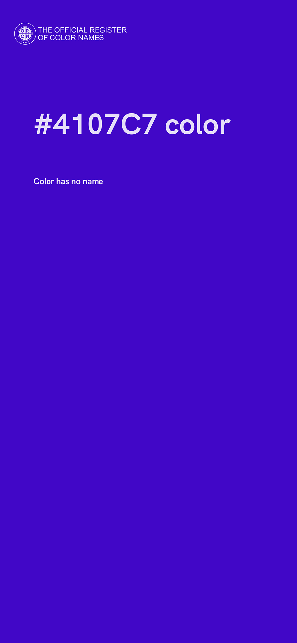 #4107C7 color image