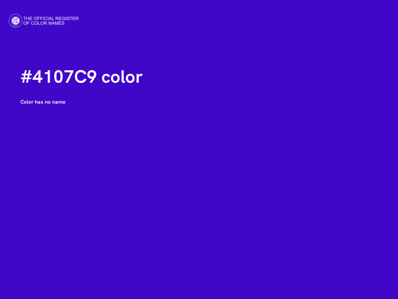 #4107C9 color image