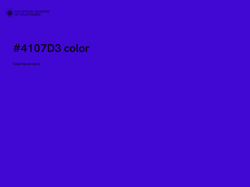 #4107D3 color image