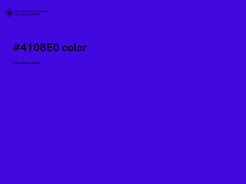 #4108E0 color image