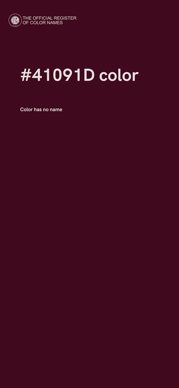 #41091D color image