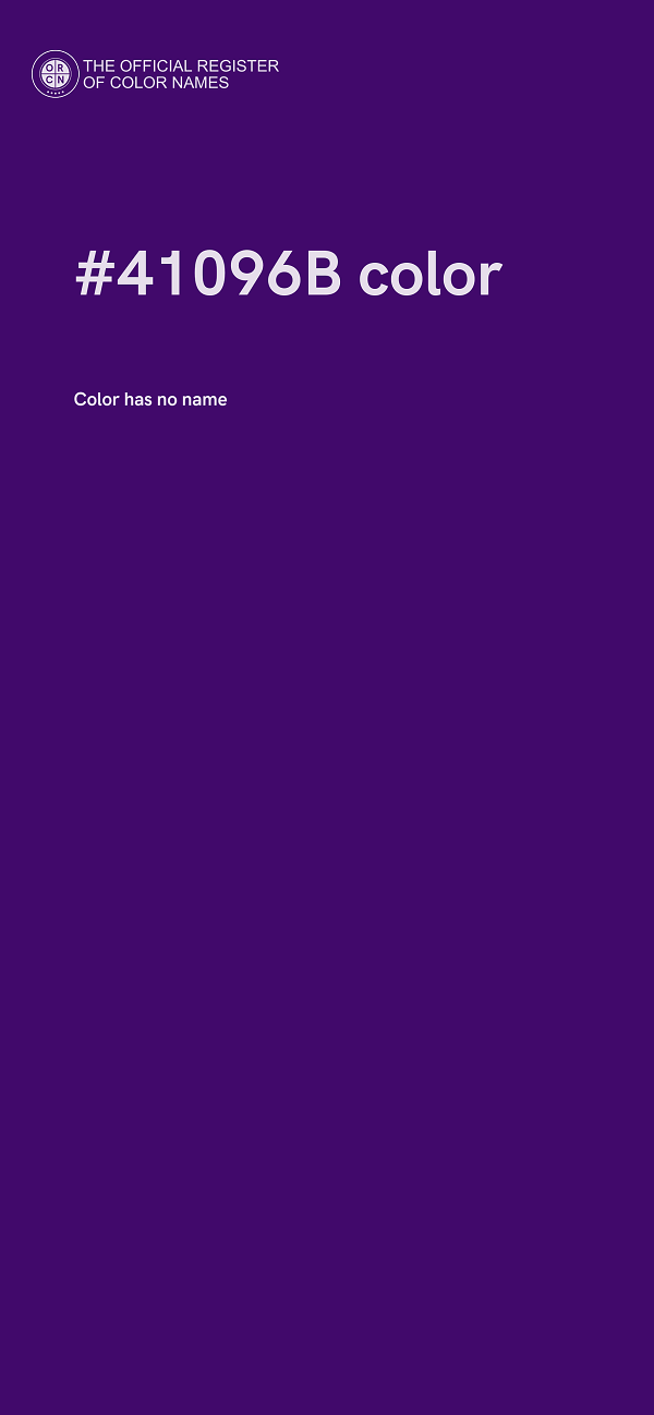 #41096B color image