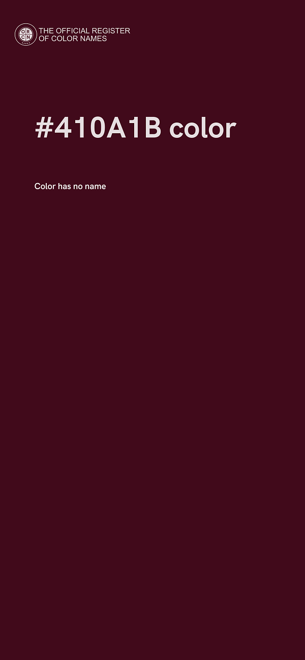 #410A1B color image