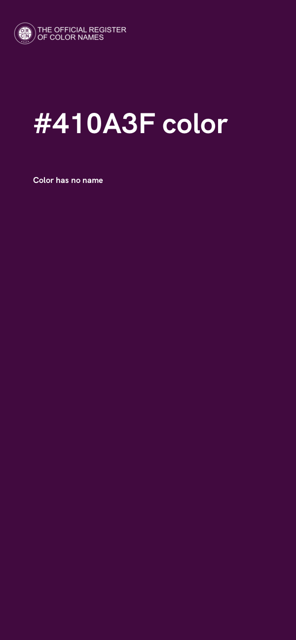 #410A3F color image