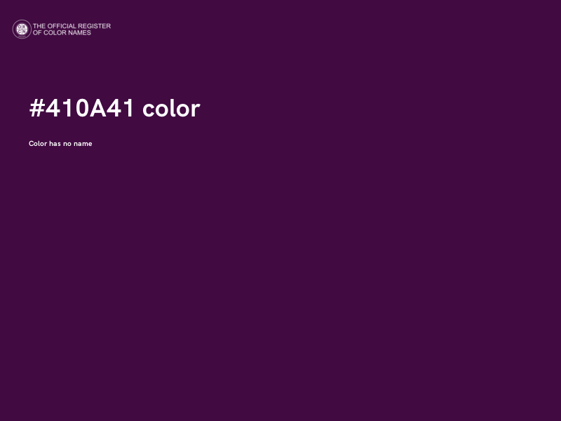 #410A41 color image