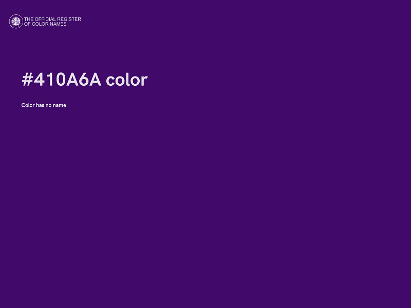 #410A6A color image