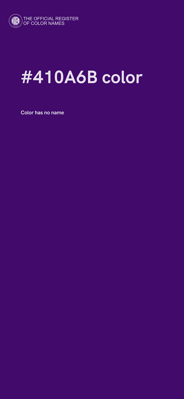#410A6B color image