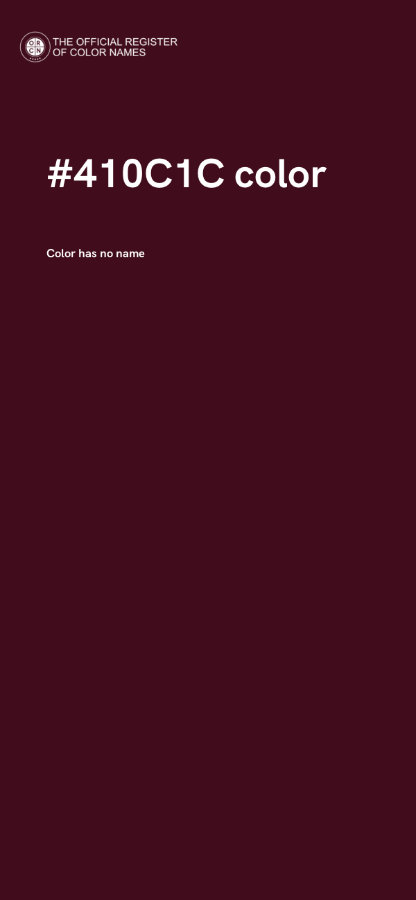 #410C1C color image
