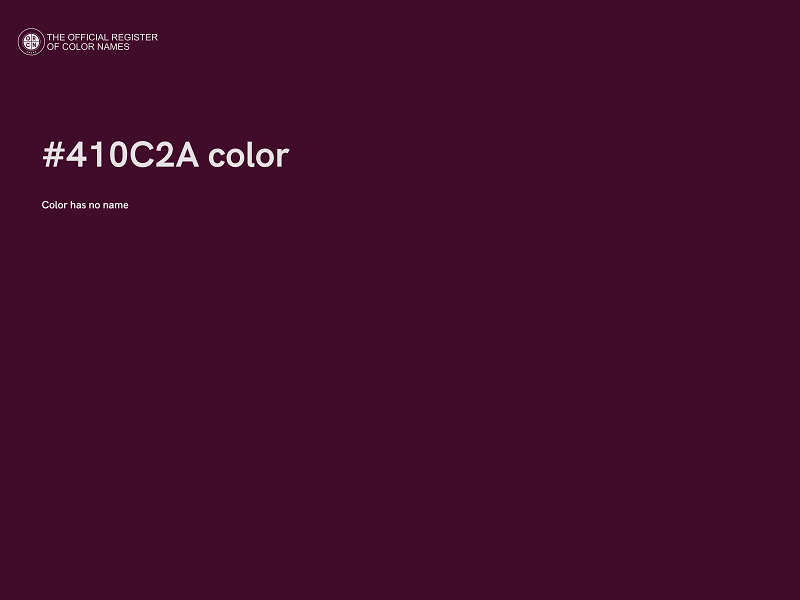 #410C2A color image