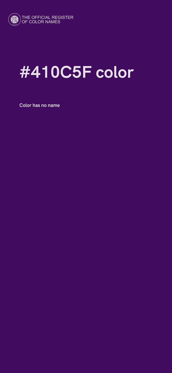 #410C5F color image