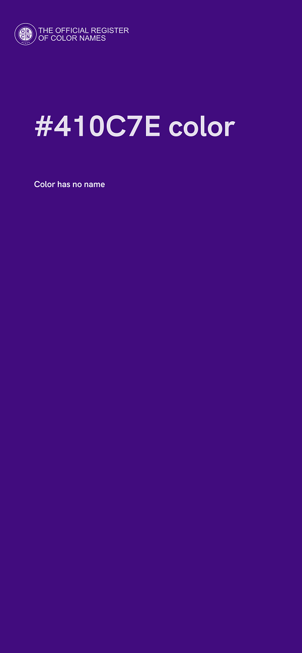 #410C7E color image