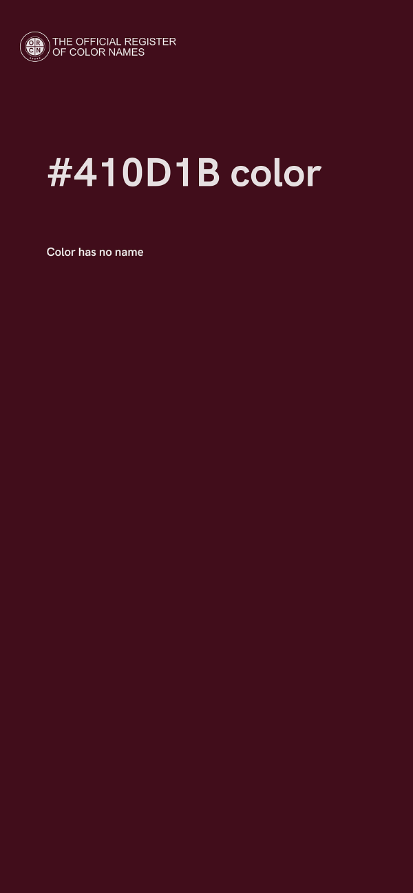 #410D1B color image