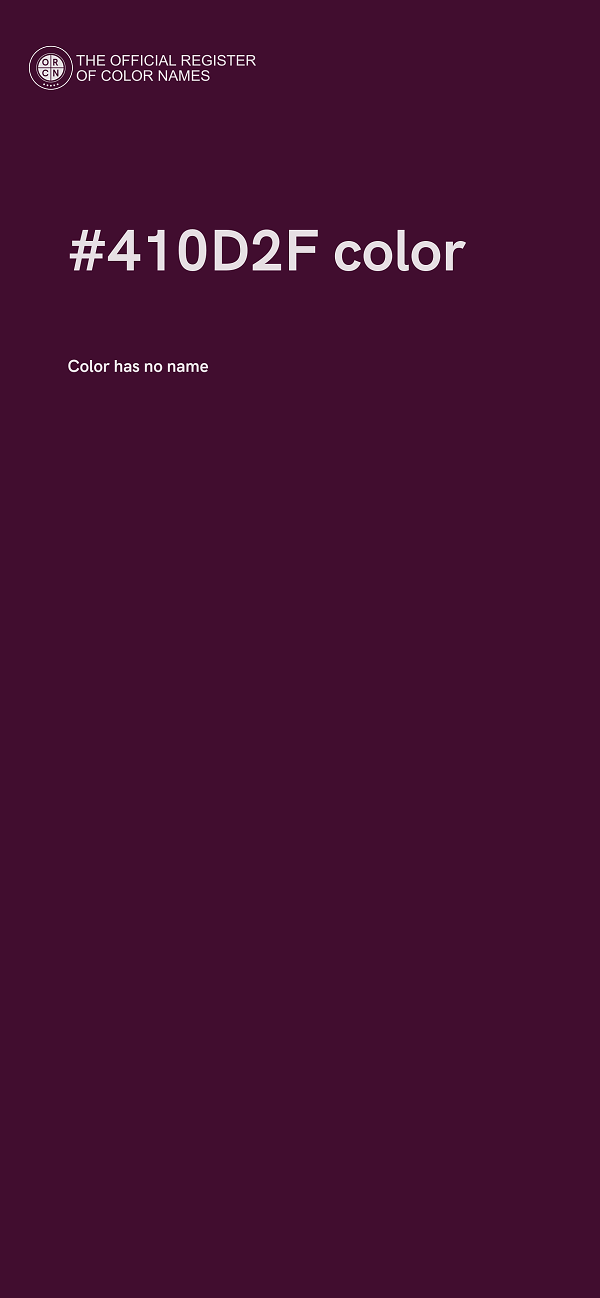 #410D2F color image