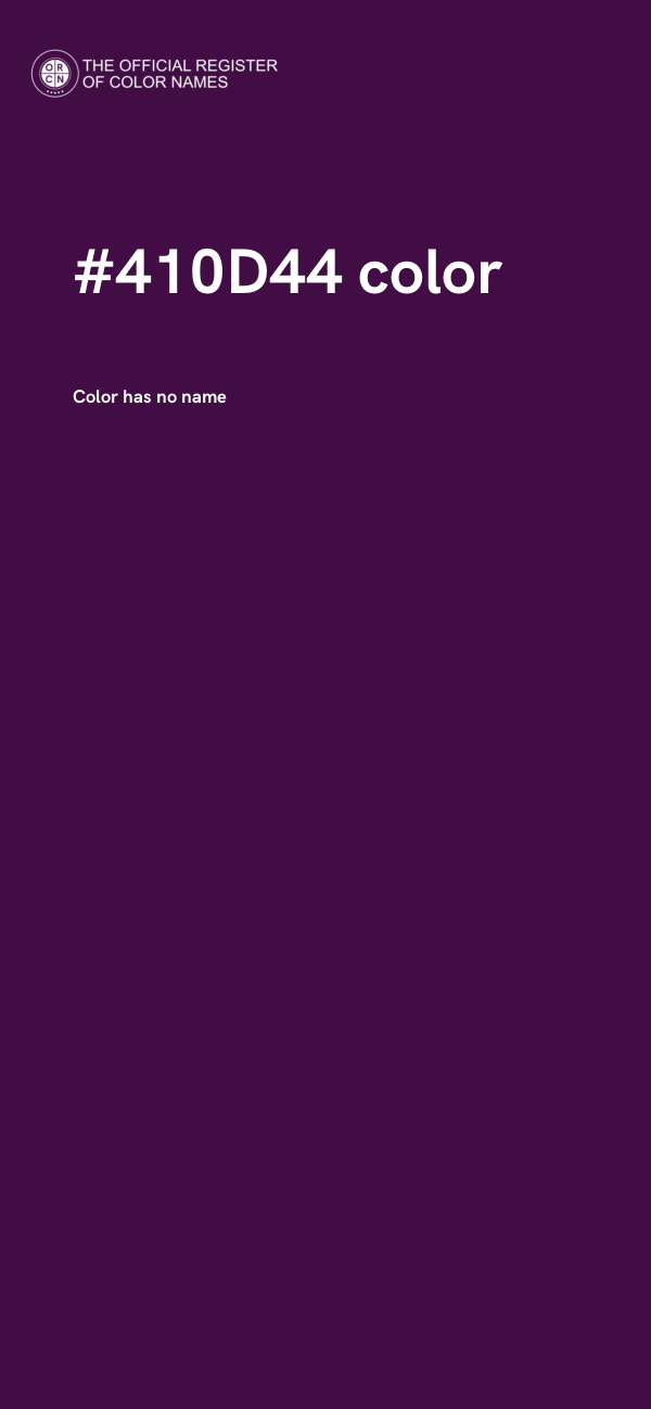 #410D44 color image
