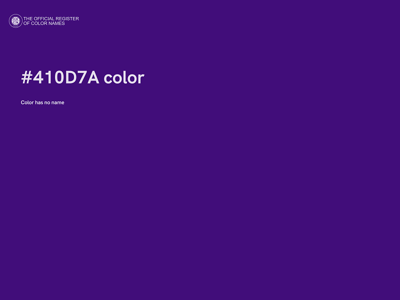 #410D7A color image