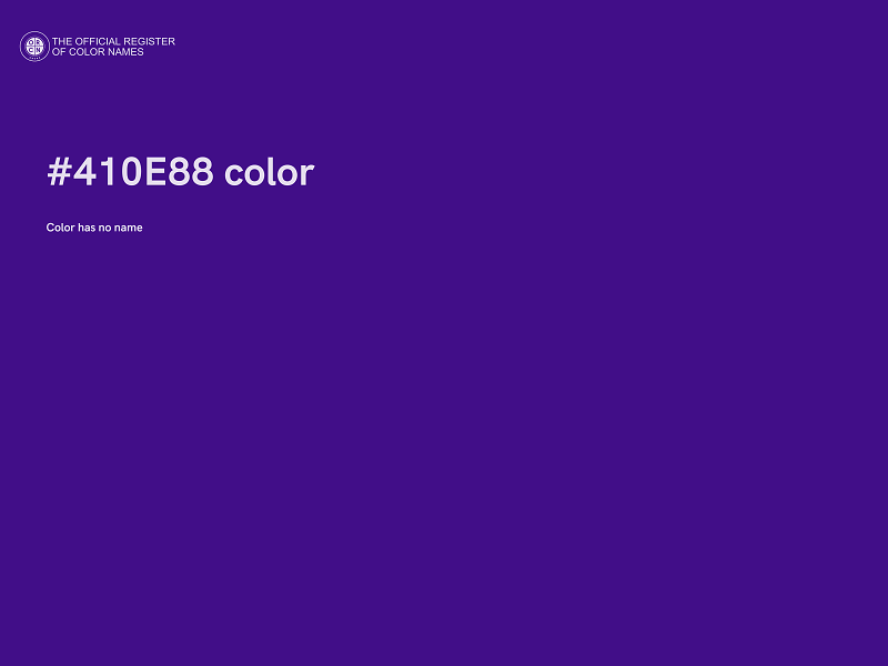 #410E88 color image
