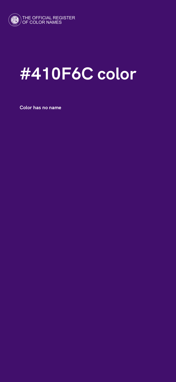 #410F6C color image