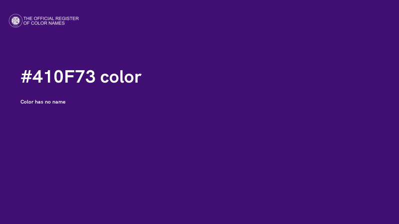 #410F73 color image