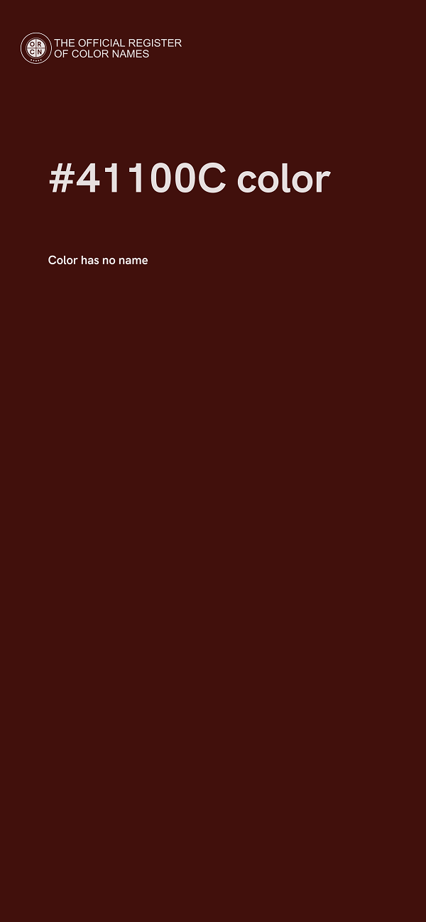 #41100C color image