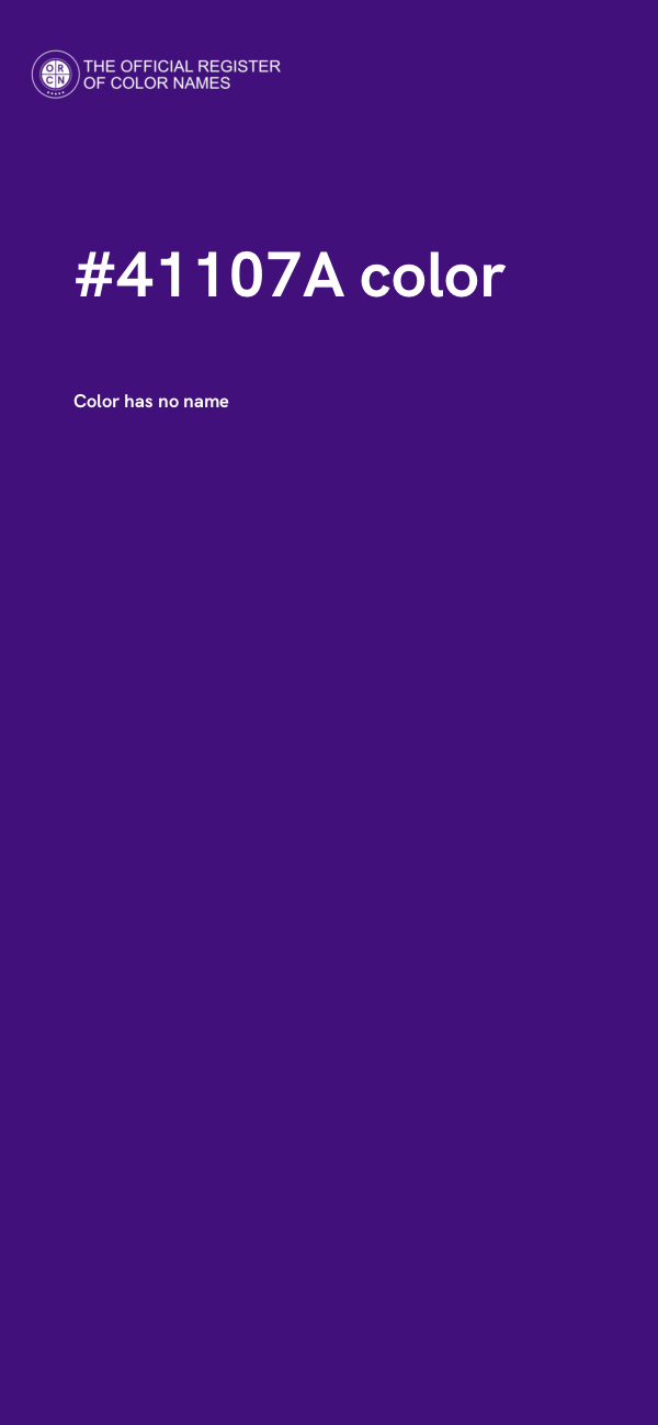 #41107A color image