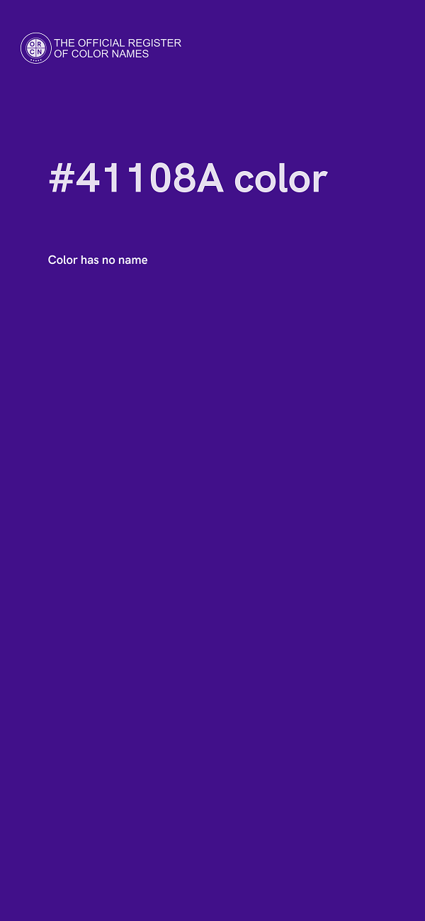 #41108A color image