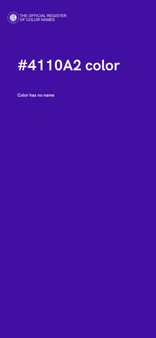 #4110A2 color image