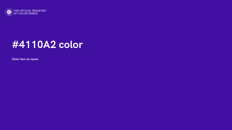 #4110A2 color image