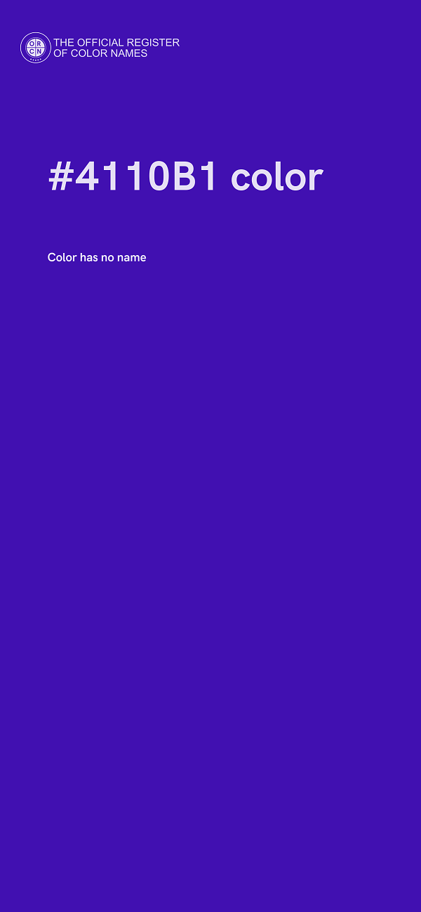 #4110B1 color image