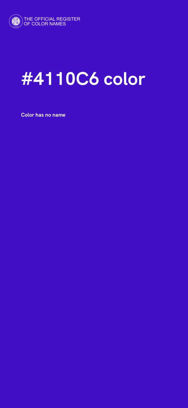 #4110C6 color image