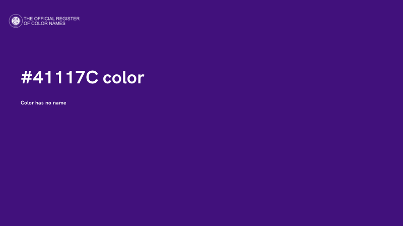 #41117C color image
