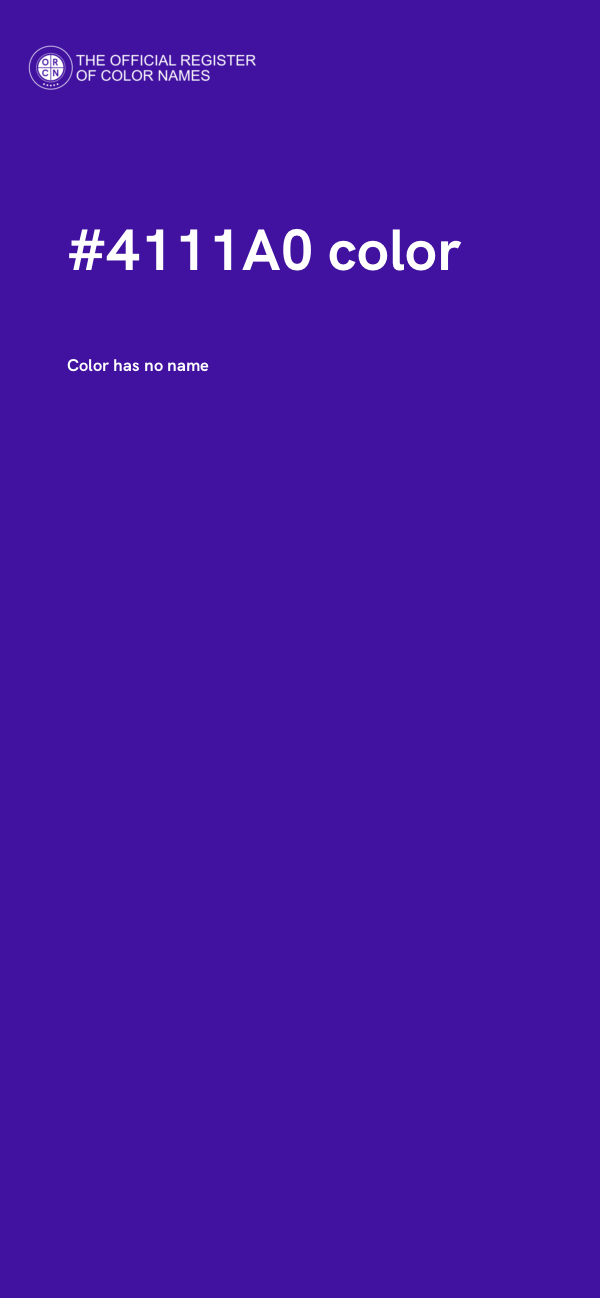 #4111A0 color image