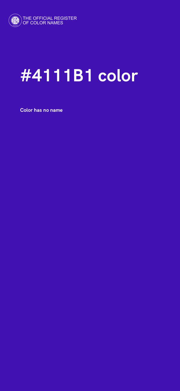#4111B1 color image