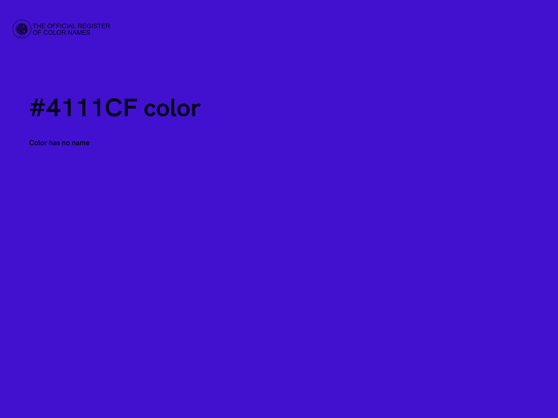 #4111CF color image