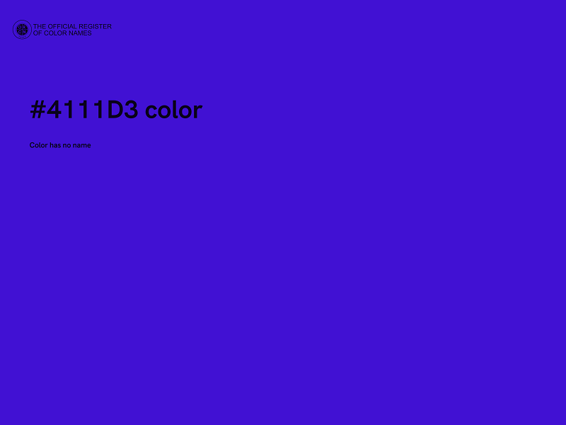 #4111D3 color image